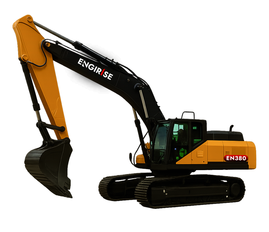 en380 diesel crawler excavator
