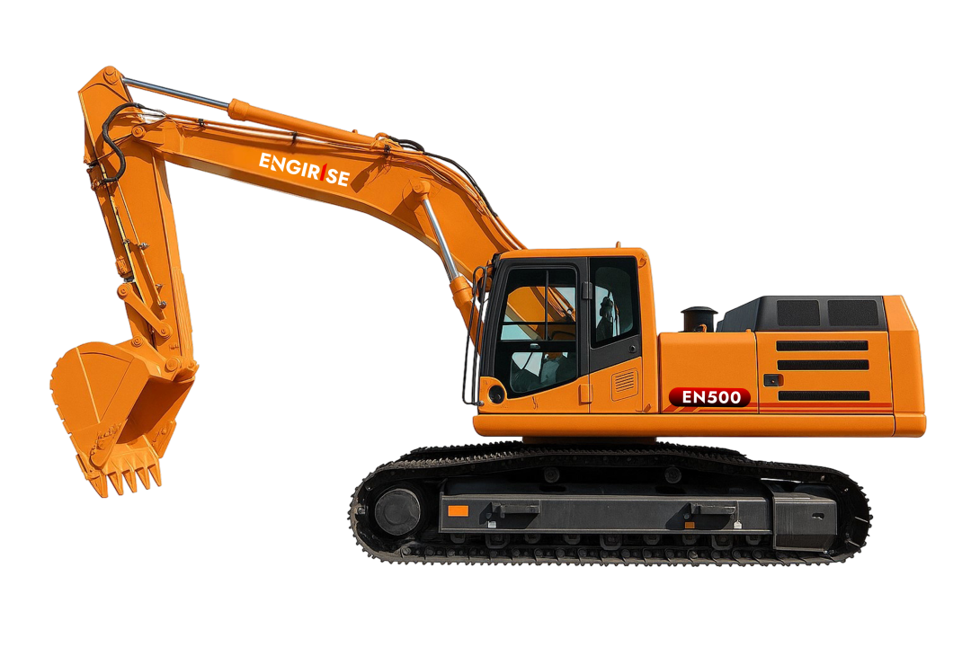 en500 diesel crawler excavator